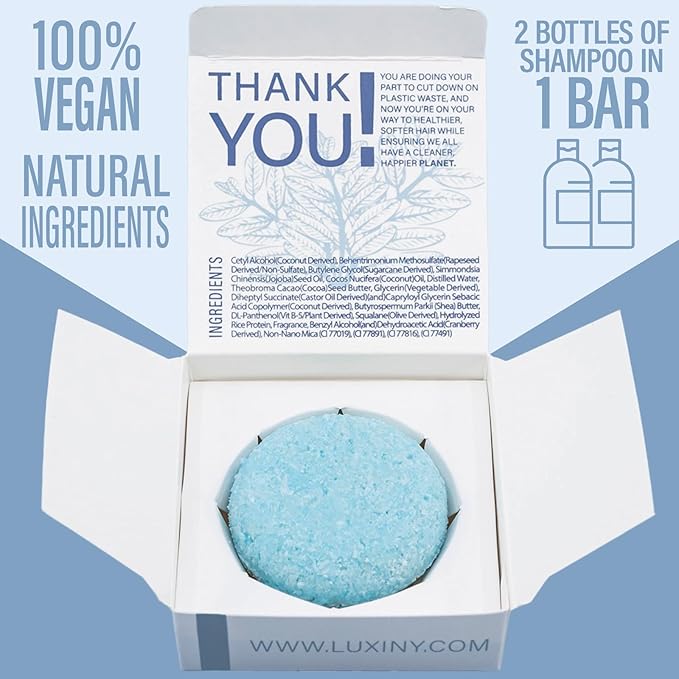 Bay Rum Shampoo Bar – Vegan, Sulfate-Free, Made in USA | 3-in-1 Men’s Shampoo, Conditioner & Body Wash | Ideal for All Hair Types | 60+ Washes, Travel-Friendly