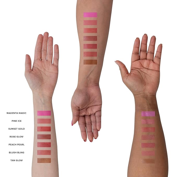 Nudies Matte + Glow Core All Over Face Blush Color - Blush Bling-VivaGrace Women