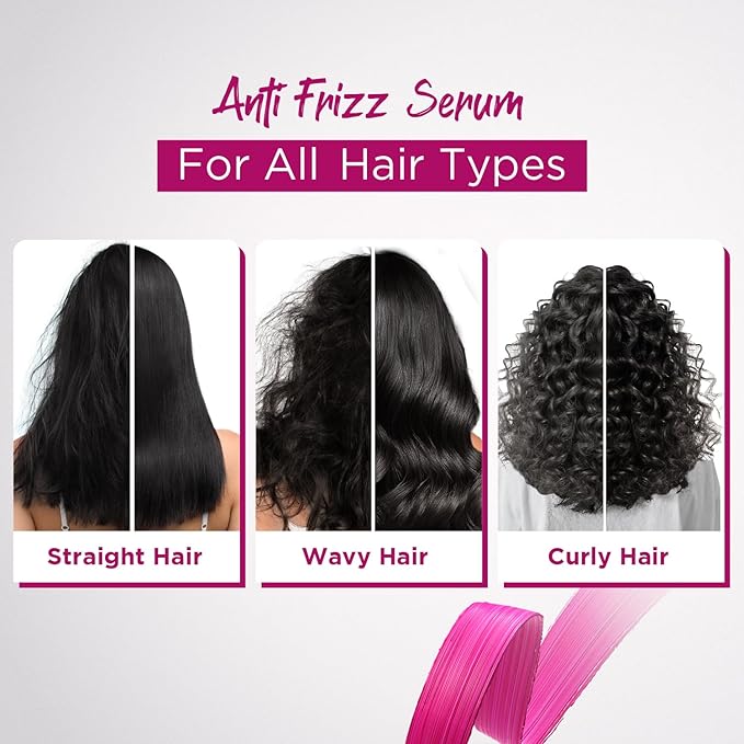 Livon Hair Serum for Men & Women | Frizz-free, stronger and shinier hair | Sulphate & Paraben free| For All Hair Types | Lightweight & Non Greasy | Enriched with Argan Oil & Vitamin E | 3.3 Fl.Oz-VivaGrace Women
