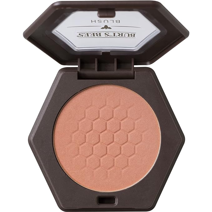 Burt’s Bees 100% Natural Blush with Vitamin E, Bare Peach - 0.19 Ounce-VivaGrace Women