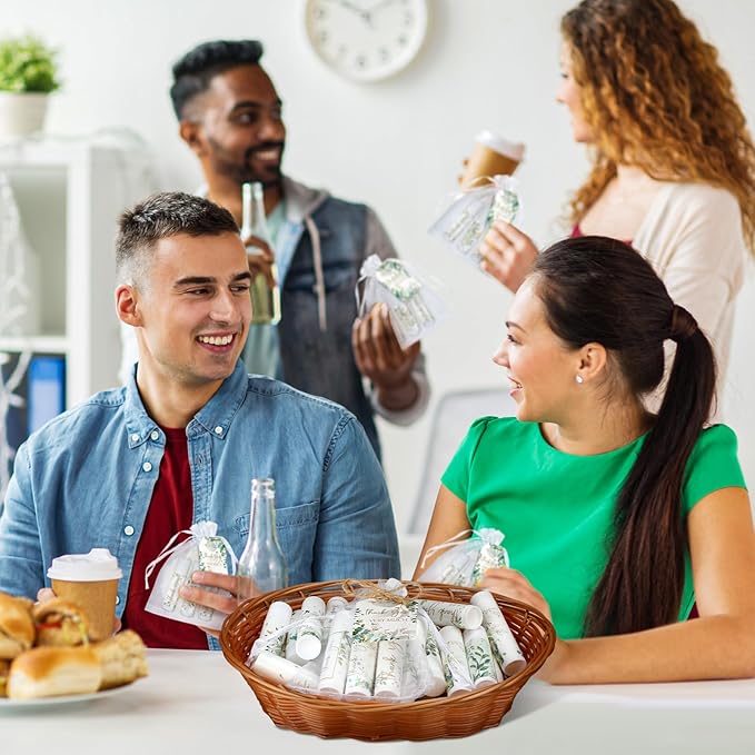 50 Set Employee Appreciation Gifts Bulk Baby Shower Favors Lip Balms Bulk Thank You Gifts Wedding Bridal Shower Bachelorette Gifts Prizes for Guests Women Teacher Coworker Nurse(Eucalyptus)-VivaGrace Women