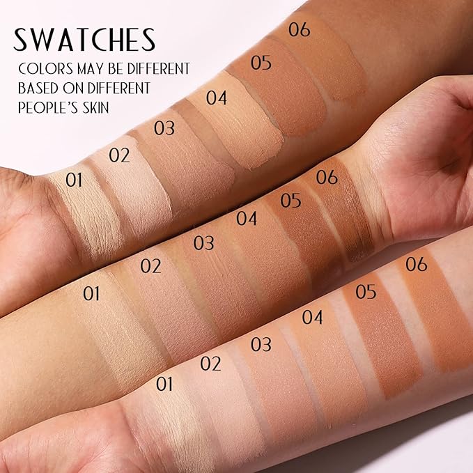 YOUNG VISION Full Coverage Longwear Foundation, Matte Finish, Waterproof, Poreless Liquid Foundation Makeup, Base de Maquillaje Alta Cobertura, 1 fl.oz-VivaGrace Women