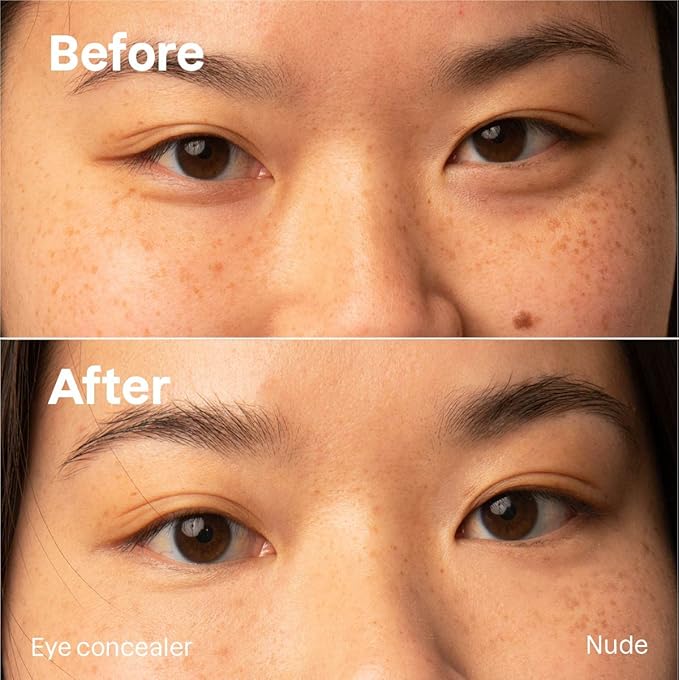ATTITUDE Oceanly Light Coverage Under Eye Concealer Stick, Titanium Dioxide-Free, EWG Verified, Plastic-Free, Vegan & Cruelty-free Makeup, Nude, 0.2 Ounces-VivaGrace Women