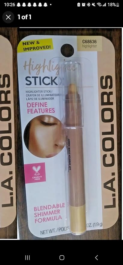 L.A. Colors Contour Stick - Highlighter CBCS285-VivaGrace Women
