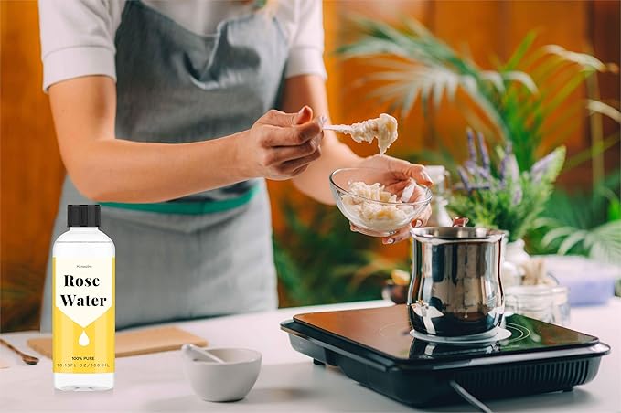 10.15 fl oz Rose Hydrosol for Face Hydrating Mist Hydration, 100% Pure Rose Water, Cleanses & Softens Skin, Promotes Healthy Skin Cell, Suitable for All Skin Types-VivaGrace Women