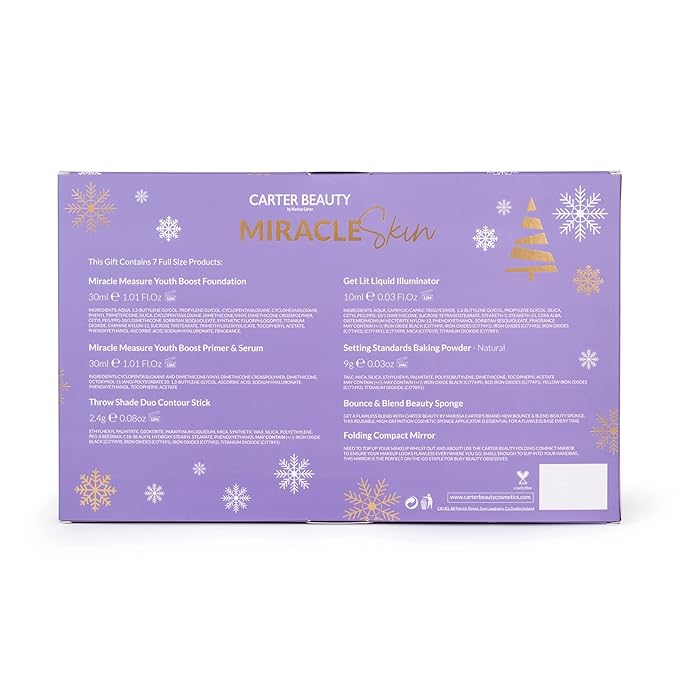 Carter Beauty Miracle Skin Set - Shortbread for Women 7 Pc-VivaGrace Women