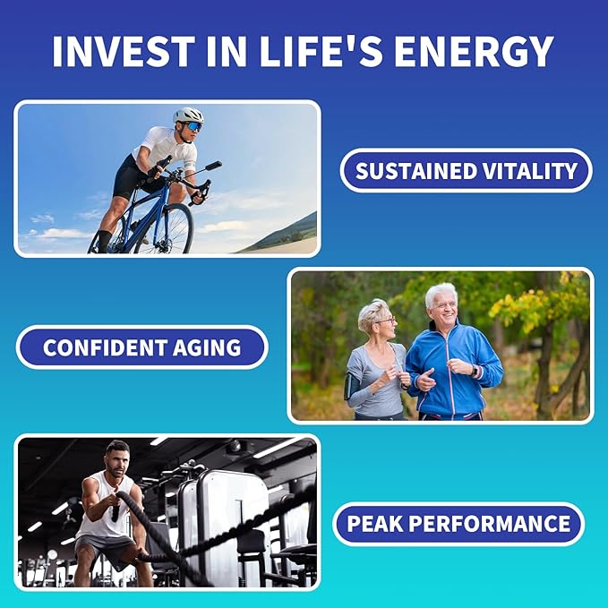 NAD 1000mg Liquid, 30 Packets Nad Supplement 1000mg Pure Organic - Liposomal NAD+ Berry Flavor Drink Mix for Energy, Anti-Aging, Focus-VivaGrace Women