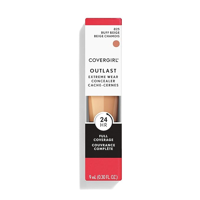 COVERGIRL Outlast Extreme Wear Concealer, Buff Beige 825-VivaGrace Women