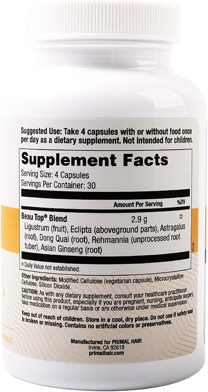 100% Natural Growth Treatment, Reduces Hair Loss, US Patented Formula Proven Effective for Men & Women, 100% Vegan Ingredients, Non-GMO, 30-Day Supply-VivaGrace Women