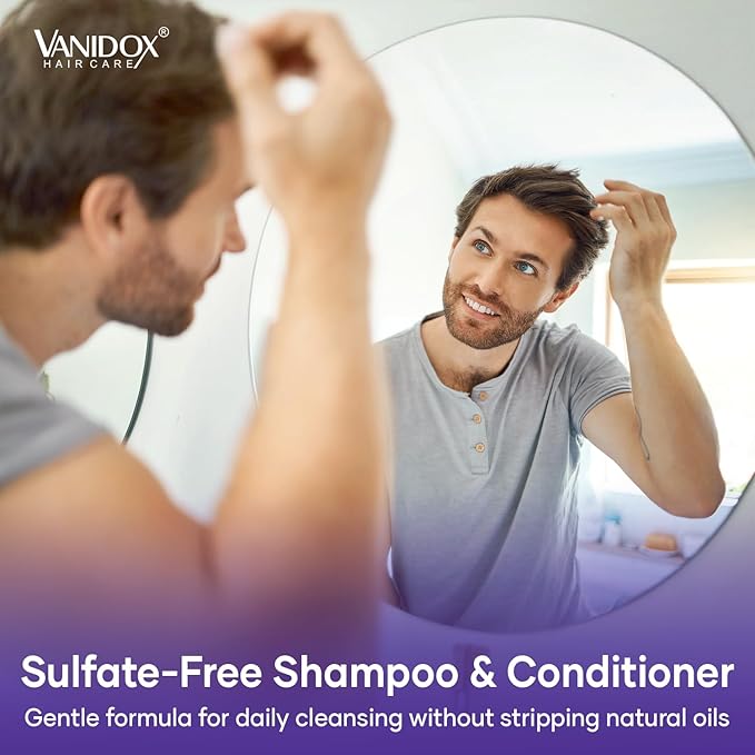 Tea Tree Shampoo and Conditioner Set with Lavender and Mint | DHT Blockers | With 100% Pure Tea Tree Oil for Itchy, Dry Scalp | Sulfate & Paraben Free | For Men & Women | 16 fl oz Each-VivaGrace Women