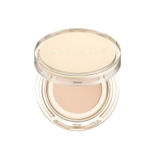 AMUSE Dew Jelly Vegan Cushion Foundation 01 SOONSOO | dewy, glow, long-lasting, double coverage, clean beauty, lightweight, natural look, foundation for sensitive skin, hydrating cushion-VivaGrace Women