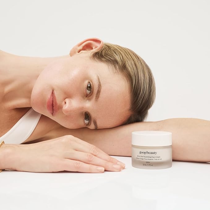 goop Beauty Nourishing Face Cream | Improves Firmness, Elasticity, & Brightness | Botanicals, Ceramides, & Squalane | Anti Wrinkle Moisturizer | 1.7 fl oz-VivaGrace Women
