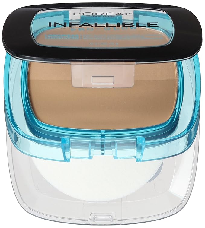 L'Oréal Paris Infallible Pro Glow Pressed Powder, Nude Beige, 0.31 oz.-VivaGrace Women