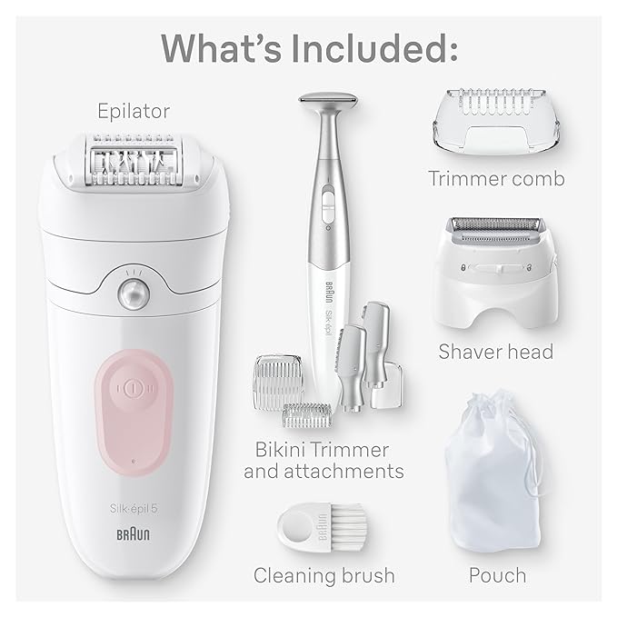 Braun Silk-épil 5 Epilator, Wet & Dry, Lasting Smooth Skin, SE5-230-VivaGrace Women