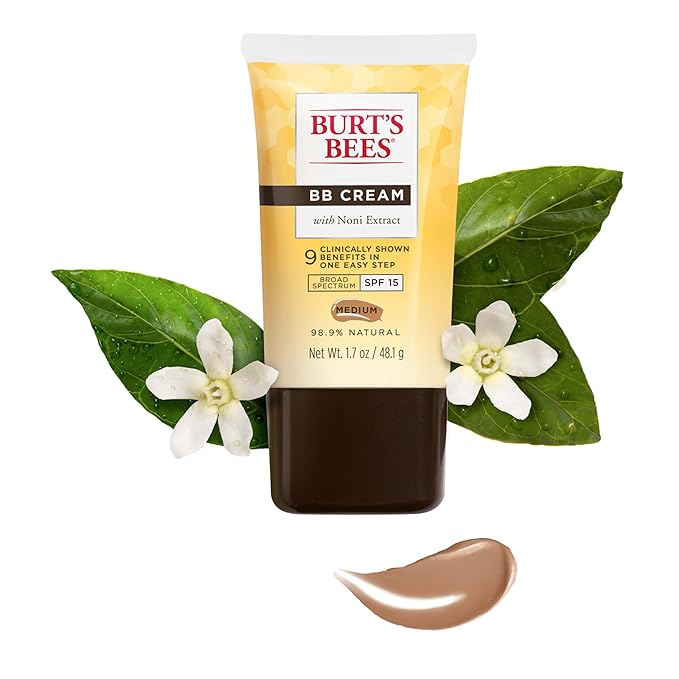 Burt's Bees BB Cream with SPF 15, Medium, 1.7 Oz (Package May Vary)-VivaGrace Women