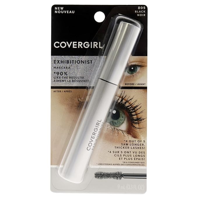 COVERGIRL - Exhibitionist Mascara, Volumizing, Easy Glide, No Smudge, 100% Cruelty-Free