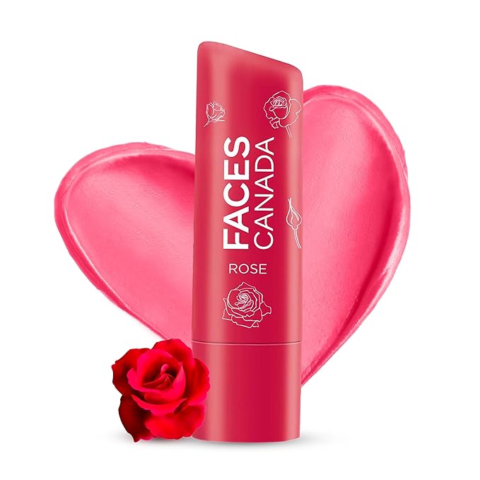 Red Tinted Lip Balm - Rose Petal | SPF 15 | 12 Hour Moisture | Rosy Soft Lips with Shea Butter & Vitamin E | Deep Nourishing for Dry Chapped Lips | 0.16 Oz/4.5g-VivaGrace Women