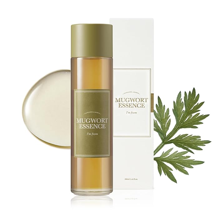 [I'm From] Mugwort Essence 5.4 Fl Oz | 100% Vegan Mugwort Extract - Soothe Sensitive and Irritated Skin, Redness Relief, Refreshing, Korean Hydrating toner | All Skin Types, PETA approved-VivaGrace Women