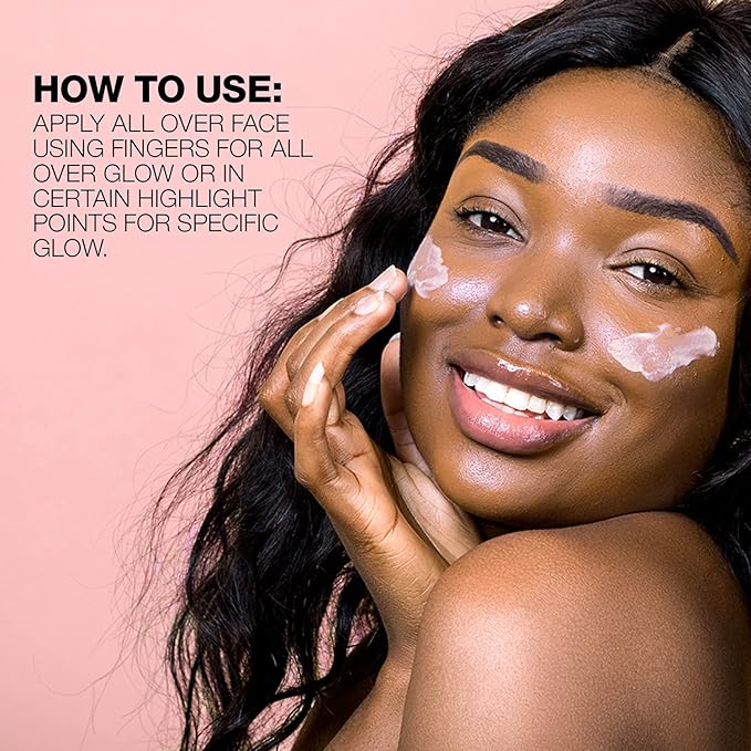 Palladio I'm Glowing Illuminating Primer, Pearly Pink Makeup Primer for Face, Contains Aloe Vera, Grape Seed Oil, Green Tea, Brightens Complexion, Combats Wrinkles, Fine Lines & Pores-VivaGrace Women