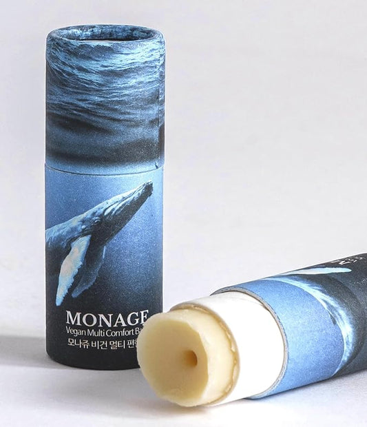 Korea Vegan & Nourishing & Moisturizing Lip Care Made from 100% Natural Ingredients, Organic Moisturizer for Dry, Cracked Lips & Skin, Long-lasting Lip Balm, Comfort, 0.38 Ounce-VivaGrace Women