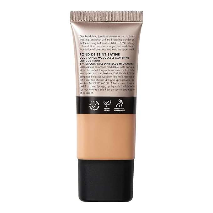 e.l.f. Soft Glam Foundation, Medium Coverage, Long-Lasting & Buildable Foundation For A Smooth, Satin Finish, Vegan & Cruelty-Free, 31 Medium Neutral-VivaGrace Women