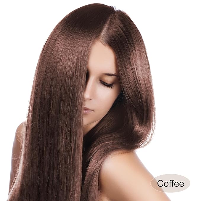 Hair Dye Shampoo, Gray Hair Coverage Dye Shampoo, Hair Color Shampoo for All Hair Types, Champu Para Canas, Suitable for Home and Salon (Coffee)-VivaGrace Women