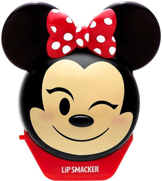 Lip Smacker Disney Minnie Mouse Emoji Lip Balm, Strawberry Lemonade Flavored, Clear, For Kids-VivaGrace Women