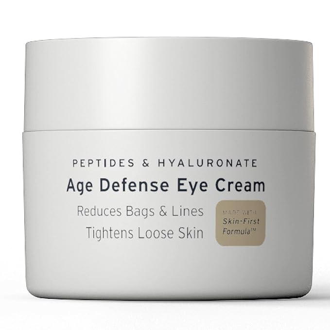 SUPPLY Age Defense Eye Cream - Powerful Anti-aging Eye Cream for Men - Reduces Bags, Puffiness, and Dark Circles - Natural, Paraben Free Eye Moisturizer - Peptides, Hyaluronic Acid, Caffeine Eye Cream-VivaGrace Women