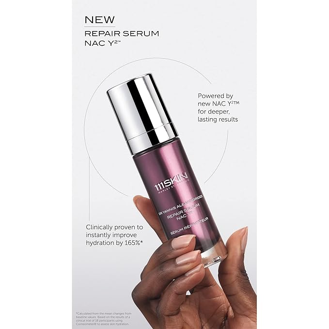 111Skin Repair Serum NAC Y2 | Reduces Redness & Fights Free Radicals| Reinforces Skin Barrier | Combats Early Signs of Aging (1 fl oz)-VivaGrace Women