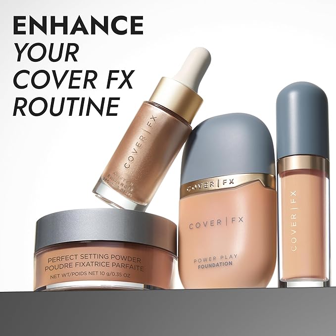 COVER FX Custom Enhancer Drops - Rose Gold: Bronzed Pink Finish - 15mL - Radiant Glow - Liquid Highlighter-VivaGrace Women