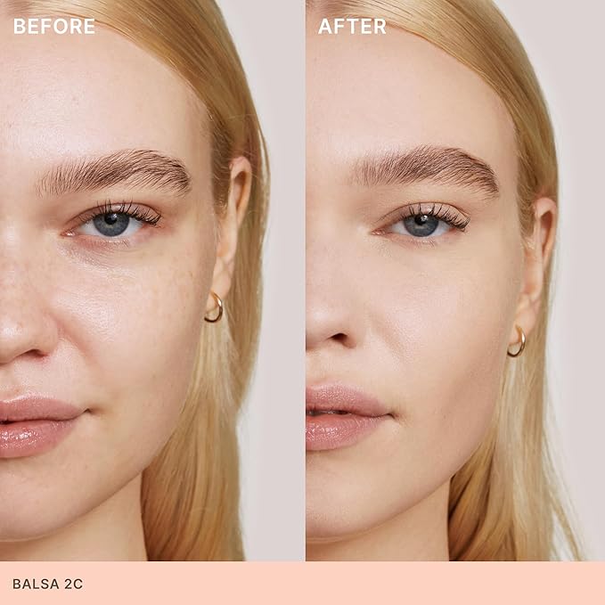 ILIA - Skin Rewind Complexion Stick - Foundation + Concealer + Skincare | Non-Toxic, Vegan, Cruelty-Free, Clean Makeup (2C - Balsa, 0.35 oz | 10 g)-VivaGrace Women