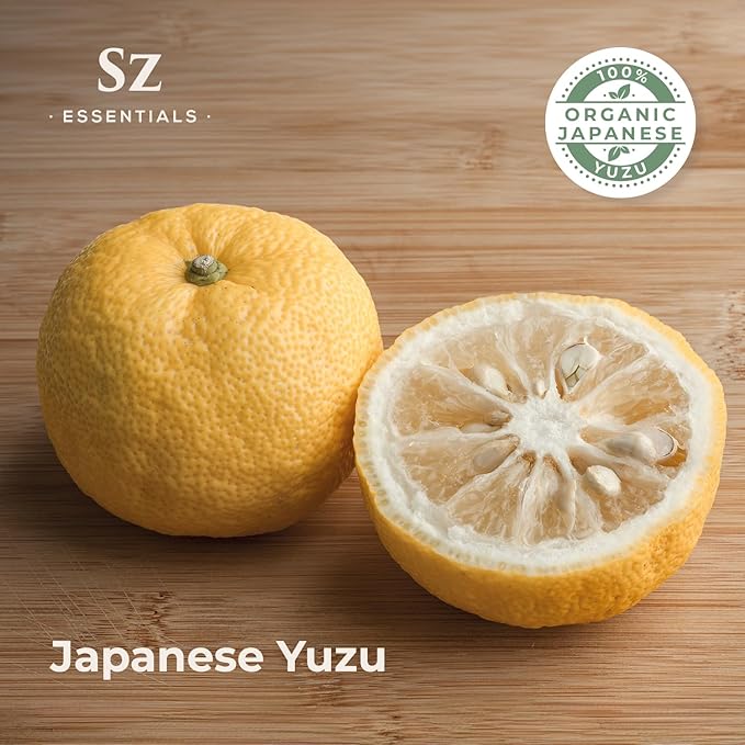Yuzu Essential Oil - Japan - 100% Pure and Natural, Undiluted - Promotes Natural Solution for Relaxation with Soothing, Fresh and Citrusy Aroma - 0.17 fl oz (5ml)-VivaGrace Women
