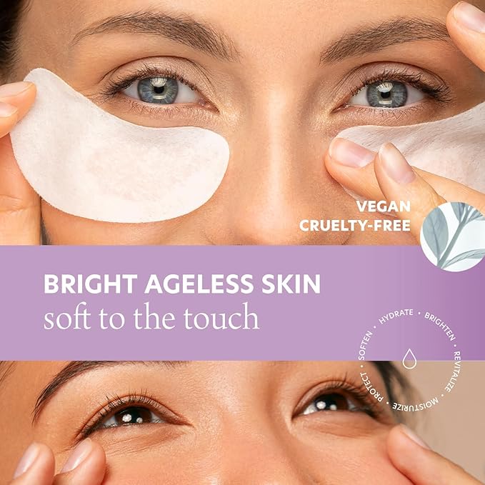 Collagen and Peptides Under Eye Patches - Reduces Puffiness & Dark Circles, Firming & Anti-aging Under Eye Pads - Cruelty Free Korean Skin Care For All Skin Types - 5 Pairs-VivaGrace Women