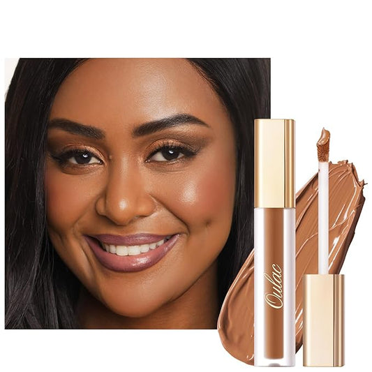 Oulac Concealer Full Coverage, Concealer Stick for Dark Circles, Hydrating Concealer Infused with Hyaluronic Acid, Lightweight, Long Lasting, Vegan Concealer 3.8ml, Shade: W8 Toffee-VivaGrace Women