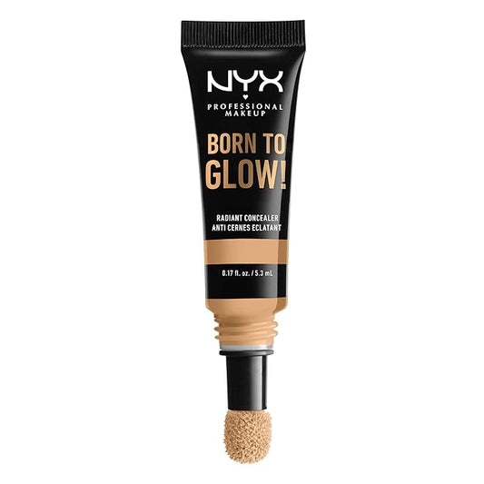NYX PROFESSIONAL MAKEUP Born To Glow Radiant Concealer, Medium Coverage - True Beige-VivaGrace Women