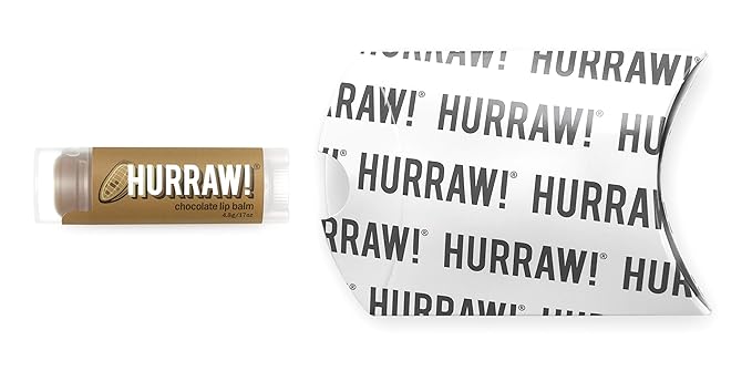 Hurraw! Chocolate Lip Balm: Organic, Certified Vegan, Cruelty and Gluten Free. Non-GMO, 100% Natural Ingredients. Bee, Shea, Soy and Palm Free. Made in USA-VivaGrace Women