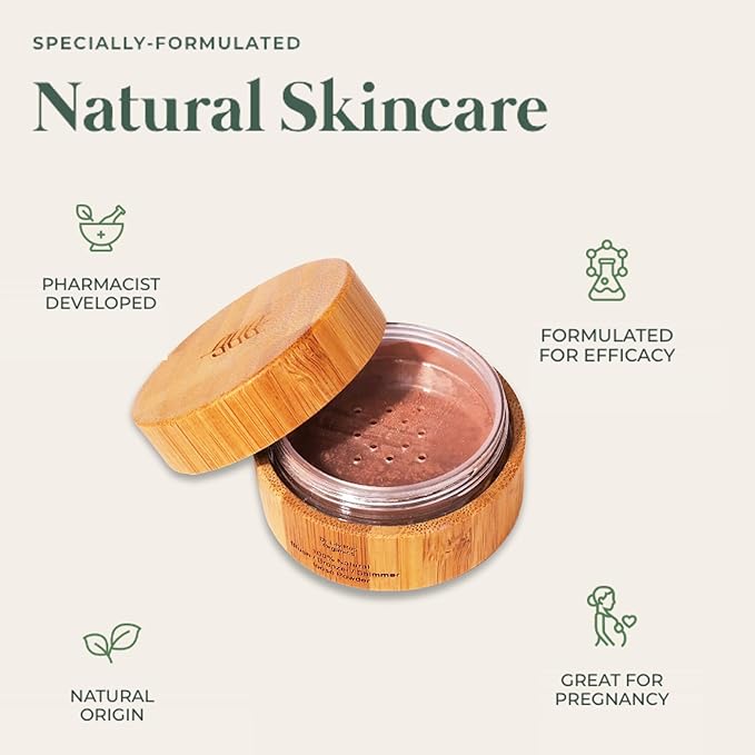 Dr. Lily Ros- All-Natural Blush, Bronzer & Shimmer – Plant Based No Harsh Chemicals, No Parabens or Synthetic Fragrances 100% Natural Formula Safe for Sensitive Skin (Golden Sun)-VivaGrace Women