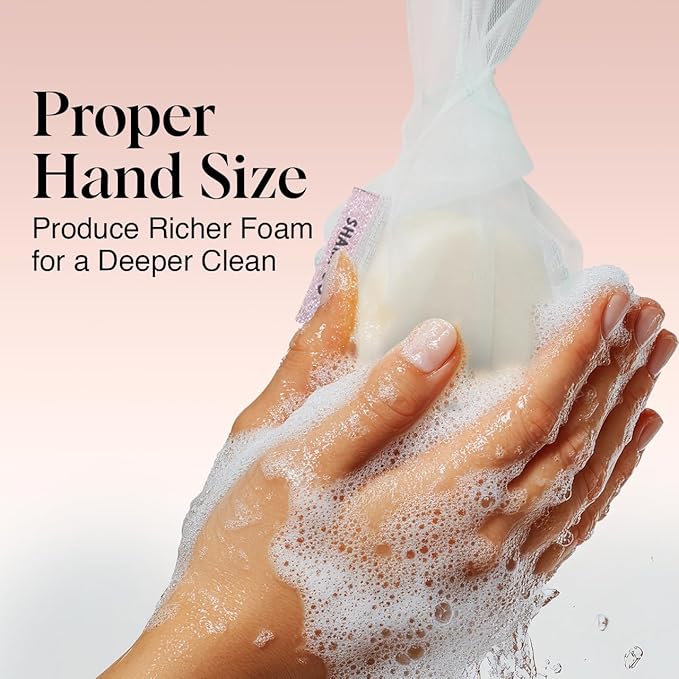 Kitsch Bar Soap Saver Bag - Soap Dish and Soap Holder for Shampoo Bar, Conditioner & Body Wash – Recycled Mesh Beauty Bar Soap Pouch, Eco-Friendly, Patented Bag - Mint-VivaGrace Women