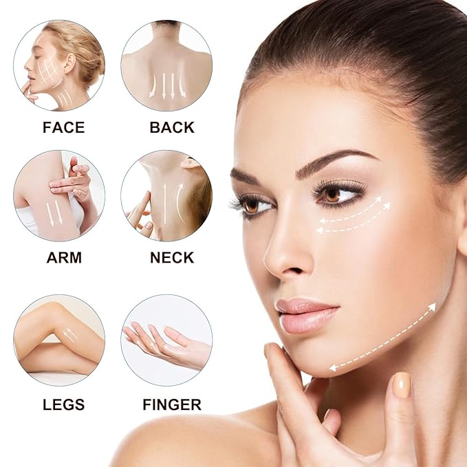 Ice Face Roller, Joyeee Silicone Ice Roller For Face and Eyes Puffiness Relief Reusable Face Ice Cubes Migraine Pain Relief Facial Ice Mold Skincare Tools Gifts for Women Beauty-VivaGrace Women