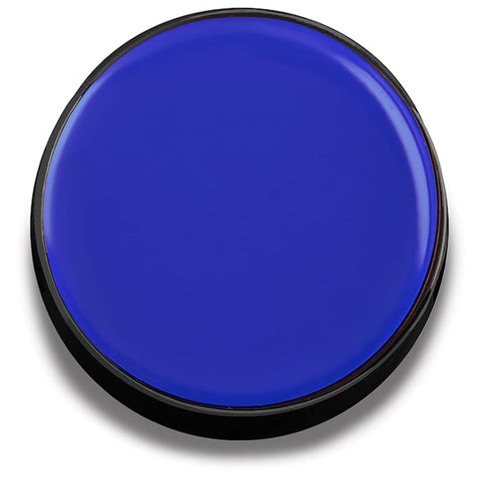 Mehron Makeup Color Cups | Stage, Foundation, Face Paint, Body Paint, Halloween | Face Paint Makeup | Greasepaint .5 oz (14 g) (Blue)-VivaGrace Women