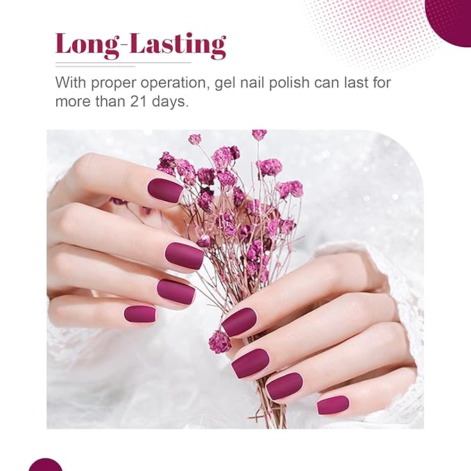 JODSONE 36 PCS Gel Nail Polish Starter Kit U V Light and Dark Series Gel Nail Set No Wipe Base Matte and Glossy Top Coat All Kinds of Manicure Tools-VivaGrace Women