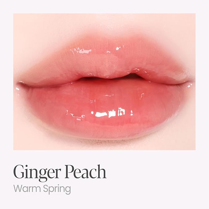 Espoir Couture Lip Tint Glaze #17 Ginger Peach 0.14oz | Volumizing Lip Stain with Syrupy Shine | Long-Lasting & Vibrant Color for Radiant Lip Look | Moisturizing & Glossy Lip Tint | Korean Lip Makeup-VivaGrace Women