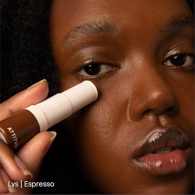 ATTITUDE Oceanly Light Coverage Under Eye Concealer Stick, Titanium Dioxide-Free, EWG Verified, Plastic-Free, Vegan & Cruelty-free Makeup, Espresso, 0.2 Ounces-VivaGrace Women