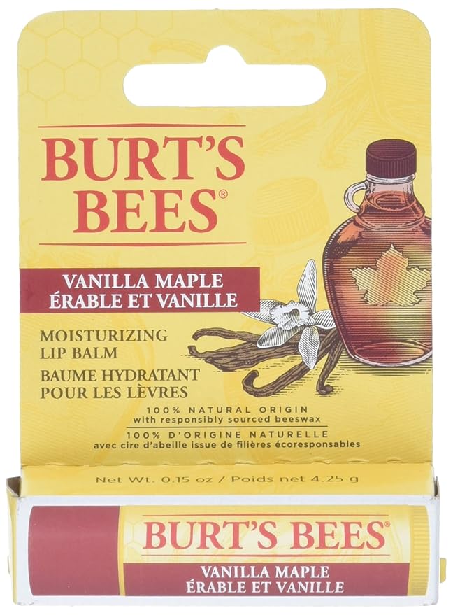 Burts Bees Vanilla Maple Lip Balm, 4.25 GR-VivaGrace Women
