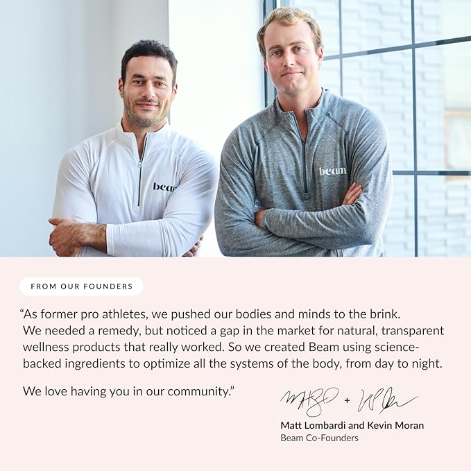 Beam Dream Sleep Powder, Sleep Supplement, Sleep Aids for Adults, Melatonin Free, Contains Magnesium, L Theanine, Apigenin, Natural Sleep Aid, Vegan, Non GMO, Dairy Free, 3rd Party Tested, 30 Servings-VivaGrace Women