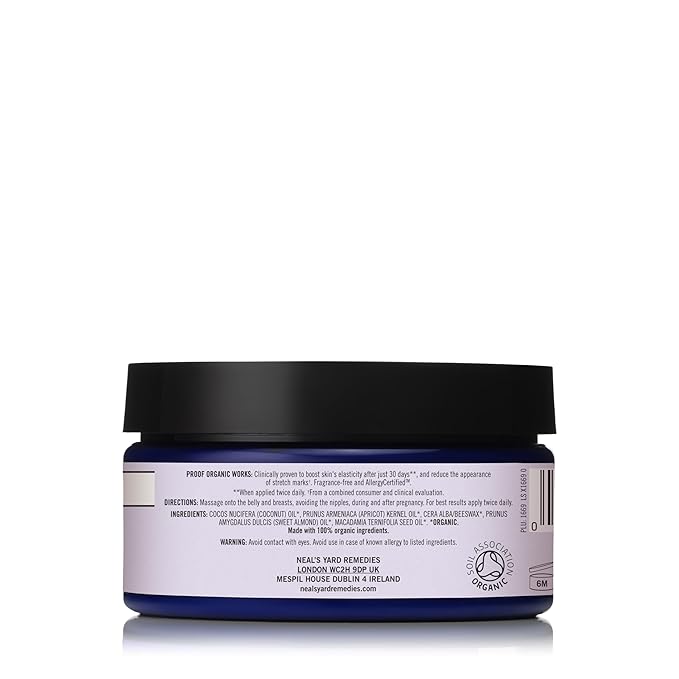 Neal's Yard Mother's Balm, Helps Reduce the Appearance of Stretch Marks & Improve Elasticity, Ideal for New Moms, Fragrance Free, Cruelty-Free, 120g-VivaGrace Women