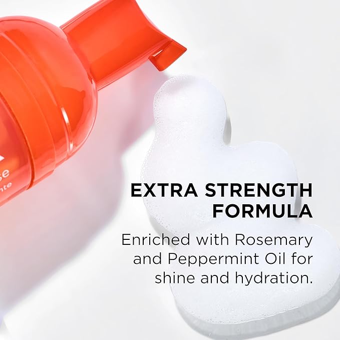Style Factor EDGE BOOSTER Extra Strength Setting Mousse – Frizz Control, Extra Volume, and Conditioning – 6.4oz Pink Beryl Mousse for Curly Hair