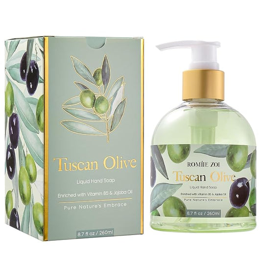 Liquid Hand Soap with Gift Box - Olive - 260ml/ 8.7 fl.oz