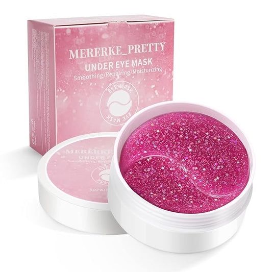 Vemofoper Under Eye Patches - 30 Pairs Collagen Under Eye Masks Anti-Aging Eye Mask for Face to Soothe Puffiness, Eye Bags and Wrinkles-VivaGrace Women