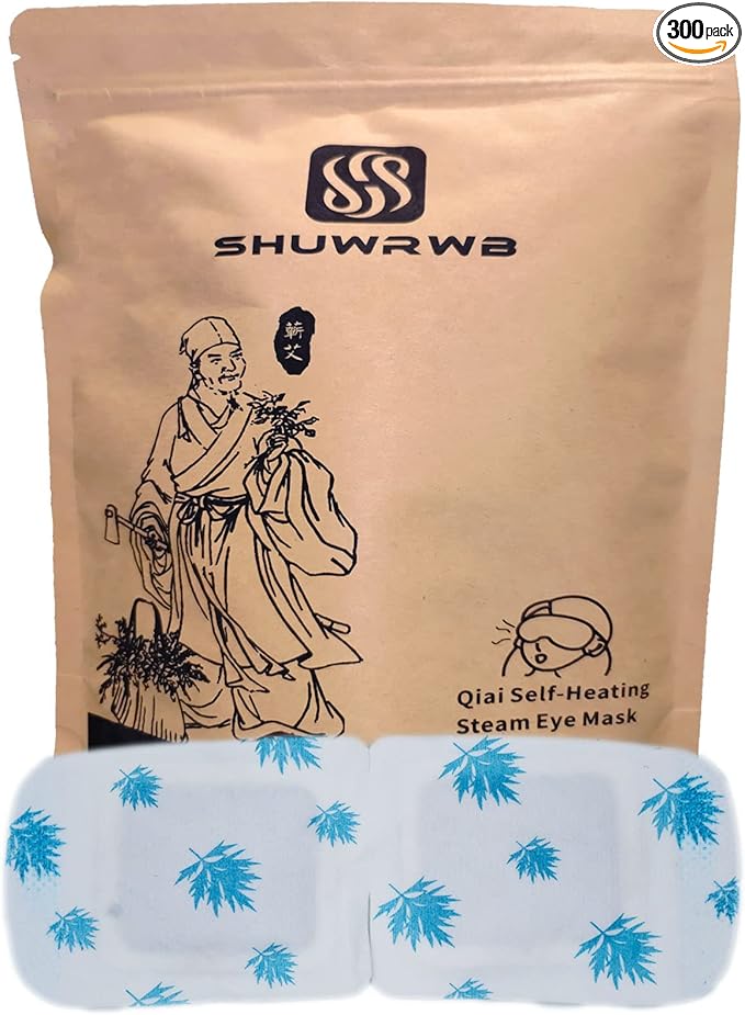 Qiai Self-Heating Steam Eye Mask 10 Packs for Better Sleep&Eye SPA|Reduce Dark Circles & Puffiness|Relief Eye Fatigue Dry&Itchy Eyes|Reduce Wrinkles|Heated Eye Mask Portable for Personal Care-VivaGrace Women